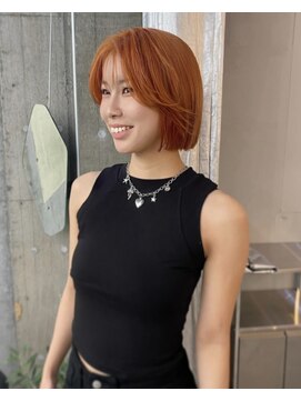 ステップボーンカット トーキョー(STEP BONE CUT TOKYO) 【ステップボーンカット】ハイトーンボブスタイル