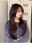 ブリーチから作る“深みレッド”と“ブラック”【HARUNA】