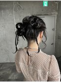 結婚式ヘアセット