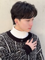 ロンドソル 四日市(Lond Sol) men's/メンズナチュラルスペインカール/ダウンバング/フェザー
