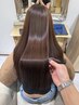 【縮毛矯正指名多数】乾かすだけでまとまる美髪矯正＋カット＋ウルティアTR