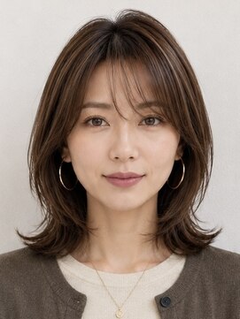 サーカス バイ ビュートリアム 青山(CIRCUS by BEAUTRIUM) レイヤーミディアム 30代40代 くびれレイヤー 時短 朝ラク
