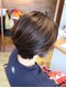 ヘア アトリエ マム(hair atelier mum)の写真/キュっとした襟足、バックのシルエットを残し、サイドのシルエットを綺麗に魅せる高いカット技術のmum★