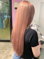 ディーカヘアーセンダイ(Di KA HAIR sendai)&nbsp;ピンクベージュ/ロング/オルチャン