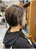 前下がりショートボブ
