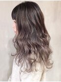 ホワイトラベンダーグラデーション_オリーブカラー_ba259781
