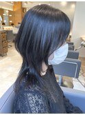ネオウルフ×ダークブルージュ　美髪　