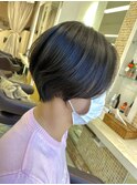 骨格に合わせたショートヘア　グラデーションボブ