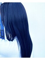 フィーノ(fino)&nbsp;ブルーブラック＋サラツヤロング