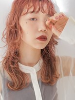 スリール バイ ミリー 江坂(Sourire by milly)&nbsp;【Sourire江坂】大人かわいい美髪スモークピンクフェザーバング