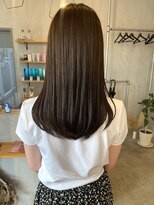 シェル 津山の手店(shel)&nbsp;20代30代40代髪質改善トリートメント艶感大人ダークブラウン