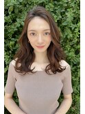 20代30代40代 ラフなウェーブのセミロング 藤沢