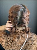 アイロンいらず！簡単で可愛いヘアアレンジ