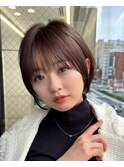 ウザバング　小顔補正立体カット　こなれヘア　おおばたける