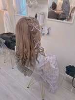 編みたらしヘア