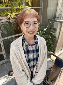 フィルムス 田町芝浦(FILMS) くすみベージュ/ボブ/前髪/レイヤー/髪質改善/縮毛矯正/田町