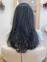 アメイジングヘアー 中沢店(AMAZING HAIR) ロングレイヤー/ブルーアッシュ/透明感/暗髪/20代30代40代