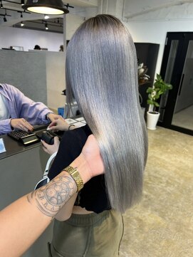 メリー オオサカ(Merly Osaka) 色落ちも白っぽく落ちて可愛いカラー！_white gray_