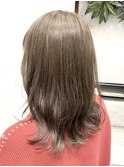 グレージュ/グレーベージュ/イメチェンヘアスタイル/骨格矯正