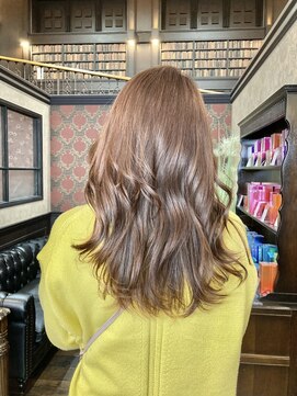 ピンクオレンジベージュカラー