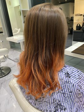 アントワープヘアー 知多半田駅前店(Antwerp hair) グラデーションonオレンジ
