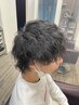 ☆メンズにおすすめ☆波打ちパーマ＋カット