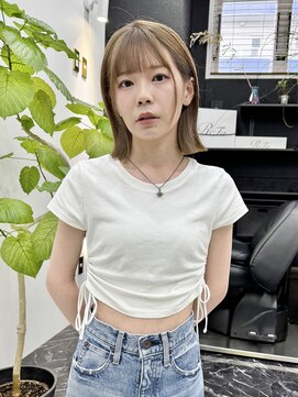 チュダック(ChuDuck) 韓国風《ミルクティー》ハイトーン/ケアブリーチ/ダブルカラー