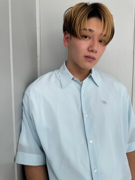 デュー 栄(DEW) 【DEW】ハイライトカラー/コンマバング/韓国風/センターパート