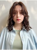 【Unami】無造作レイヤーパーマ　大楽