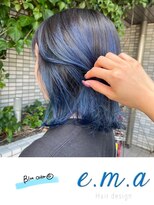 エマヘアデザイン(e.m.a Hair design)&nbsp;ブルーカラー