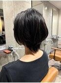 大人かわいいひし形小顔レイヤーボブ20代30代40代50代