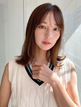 エトラ 渋谷店(etora) 小顔 フェミニンロング メルティーカラー 似合わせカット"
