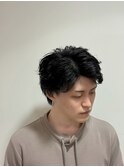 フェザーパーマ/無造作/ビジネスライク/大人/