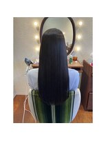 エルサフィロ キタハマ(el zafiro kitahama)&nbsp;20×30×40代×DEMIストレート×ファインバブル×暗髪カラー