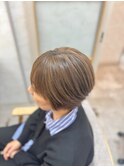 お白髪ぼかしハイライト