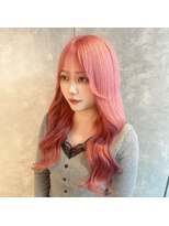 ガルボヘアー 心斎橋店(garbohair)&nbsp;大阪×ピンク×エクステ