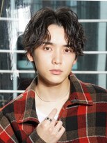 アルファ 新宿(alpha) 【alpha 新宿】センターパート×ツイストスパイラル