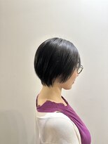 ヘアースタジオ ゼン カロン(Hair studio Zen kalon)&nbsp;小顔大人ショートボブ×黒髪×エイジングケア20代30代40代50代