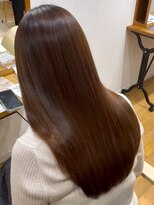 ミツバ(3tuba)&nbsp;ブラウンカラー 艶髪カラー 髪質改善 ストレートヘア