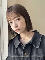キアラ(Kchiara)&nbsp;福岡美容室20代30代40代切りっぱなしボブぱつっとボブ