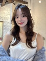 ベル 表参道店(Belle)&nbsp;2wayバングでアレンジ自在！ゆるふわロングレイヤー