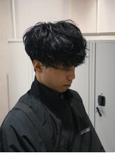 アレアル 広島並木通り店(ALEAR) シャドウパーマ/メンズパーマ/メンズカット/メンズマッシュ