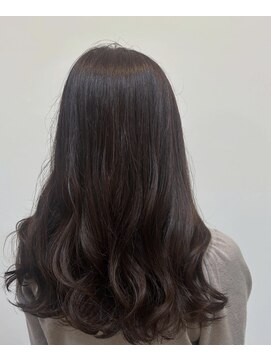 髪質改善カラー:ラベンダーベージュ