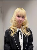 【レイヤー/フォワード巻き/バングカット】