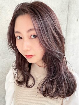 ふんわり艶ラベンダーカラー