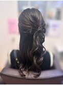 カチモリ/ヘアアレンジ/ハーフアップ