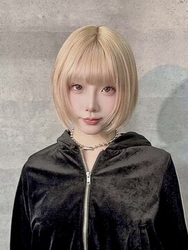 ニュイ 新宿(Nuit) ハイトーンボブウルフ
