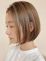 サンタフェ 一宮森本店(Santa'Fe) 白髪ぼかし似合わせ/大人ショート/前下がりボブ/7