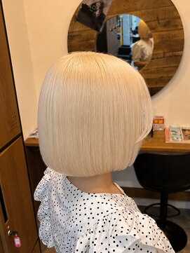 シールドヘアー 沖縄 新都心(C'LD Hair) 抜きっぱなしブロンド/ハイトーン/沖縄/那覇/おもろまち