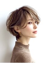 ハーツ(Heart's)&nbsp;40代50代60代/脱白髪染め白髪ぼかしハイライト/ショートヘア